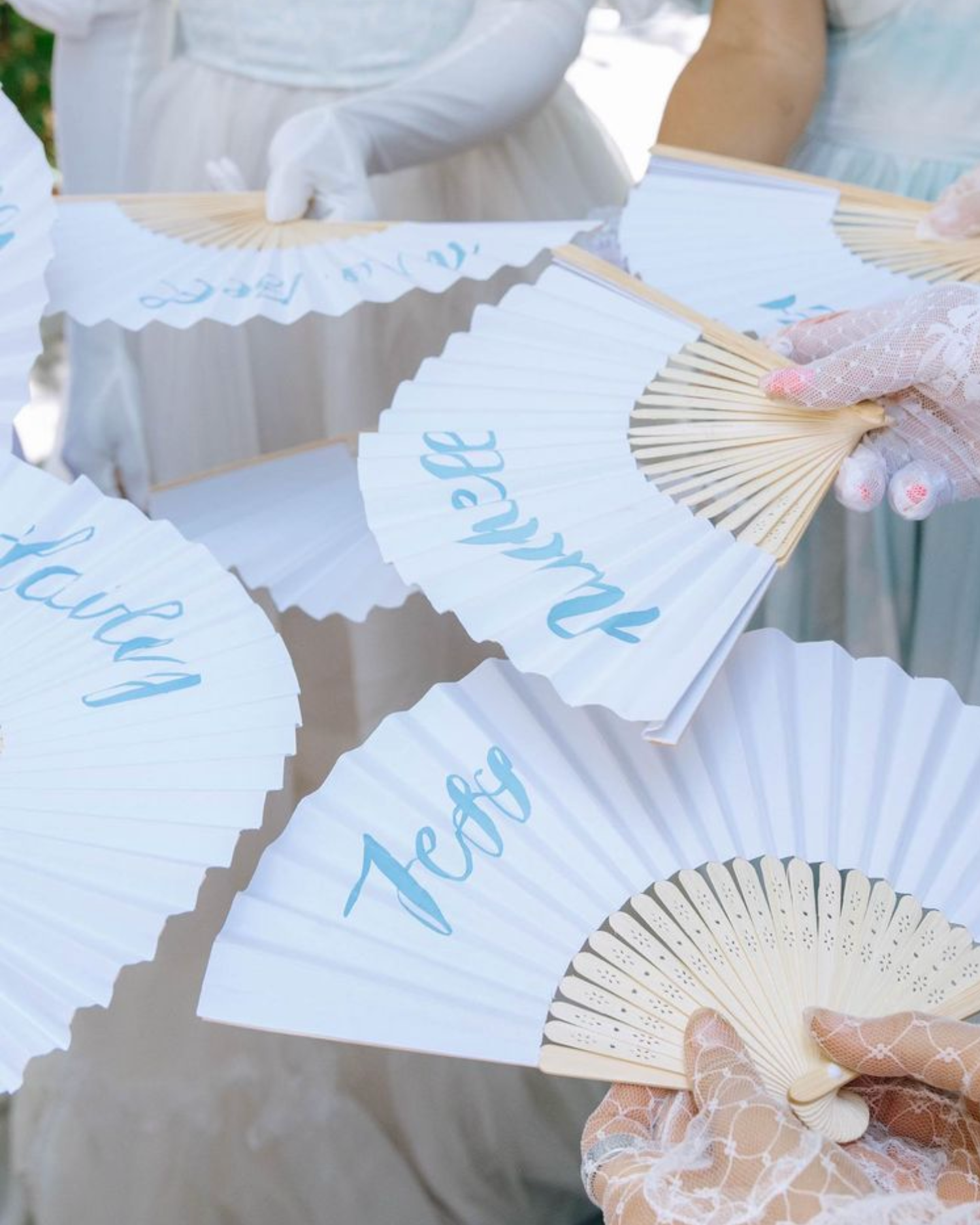 Beach best sale hand fans