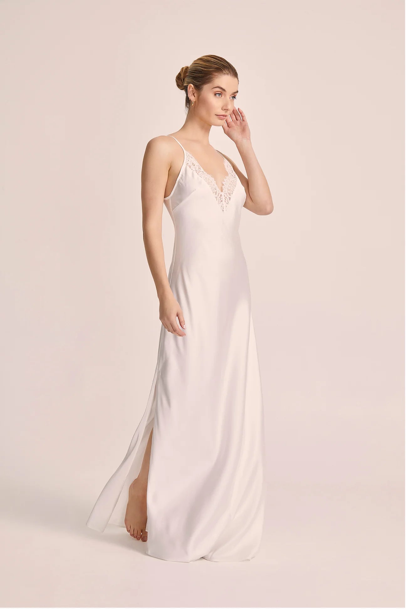White Sian Long Slip Gigi & Olive White Sian Long Slip Gigi & Olive