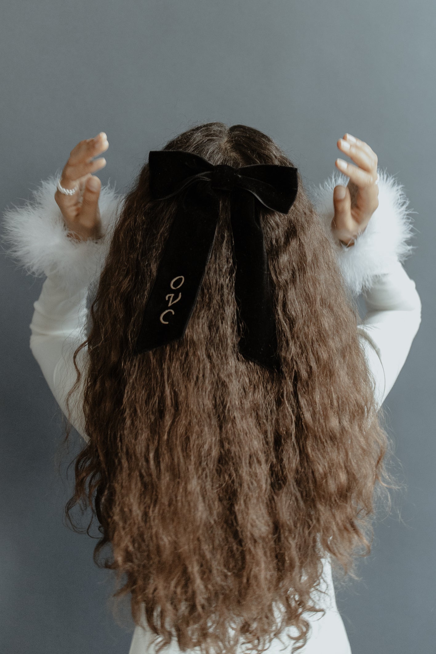 Velvet Hair Bow in Maroon – Gigi & Olive