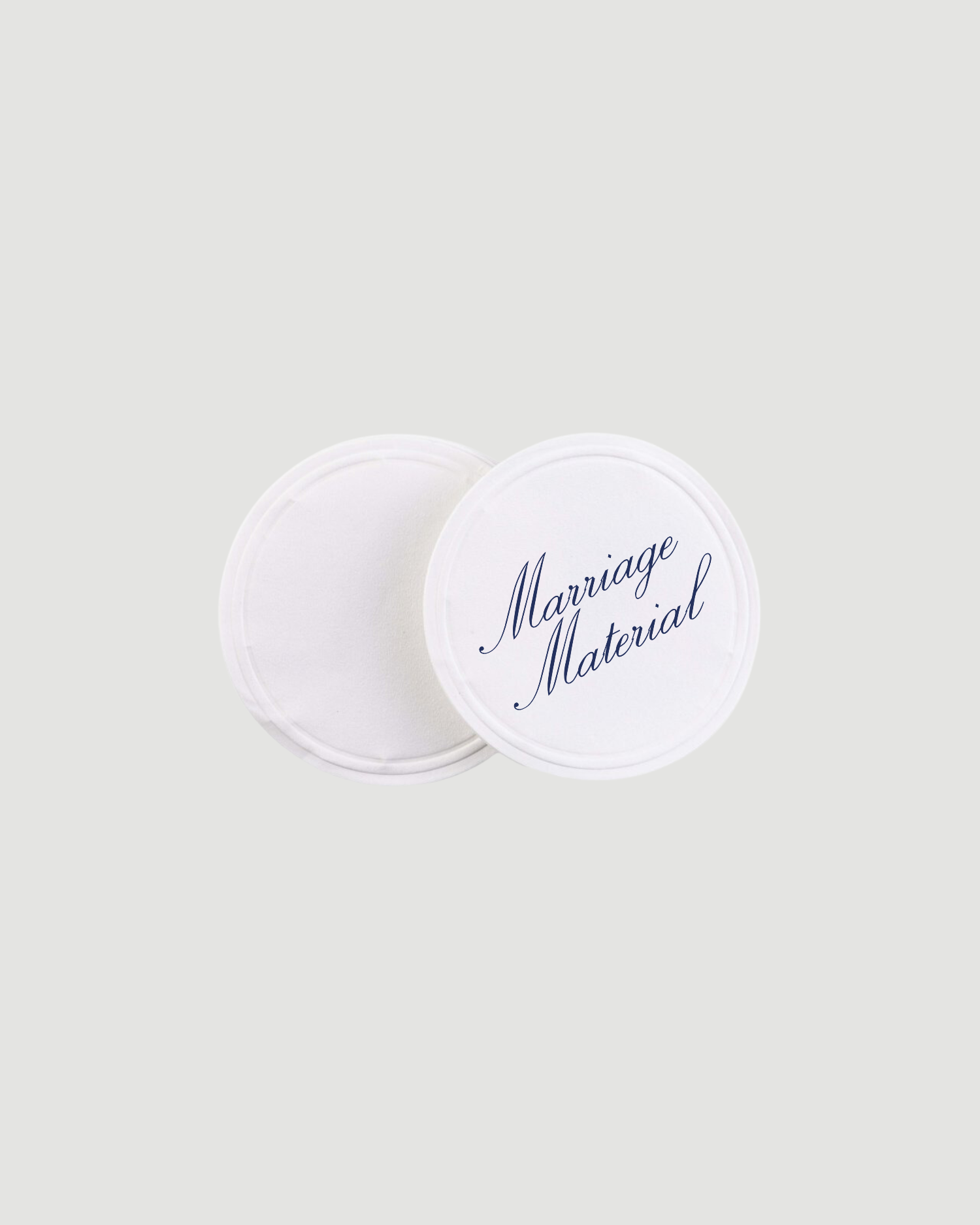 Drink coaster outlet material