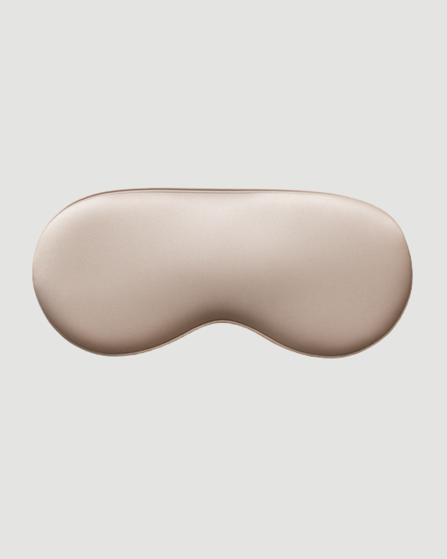 Light Gold Silk Eye Mask