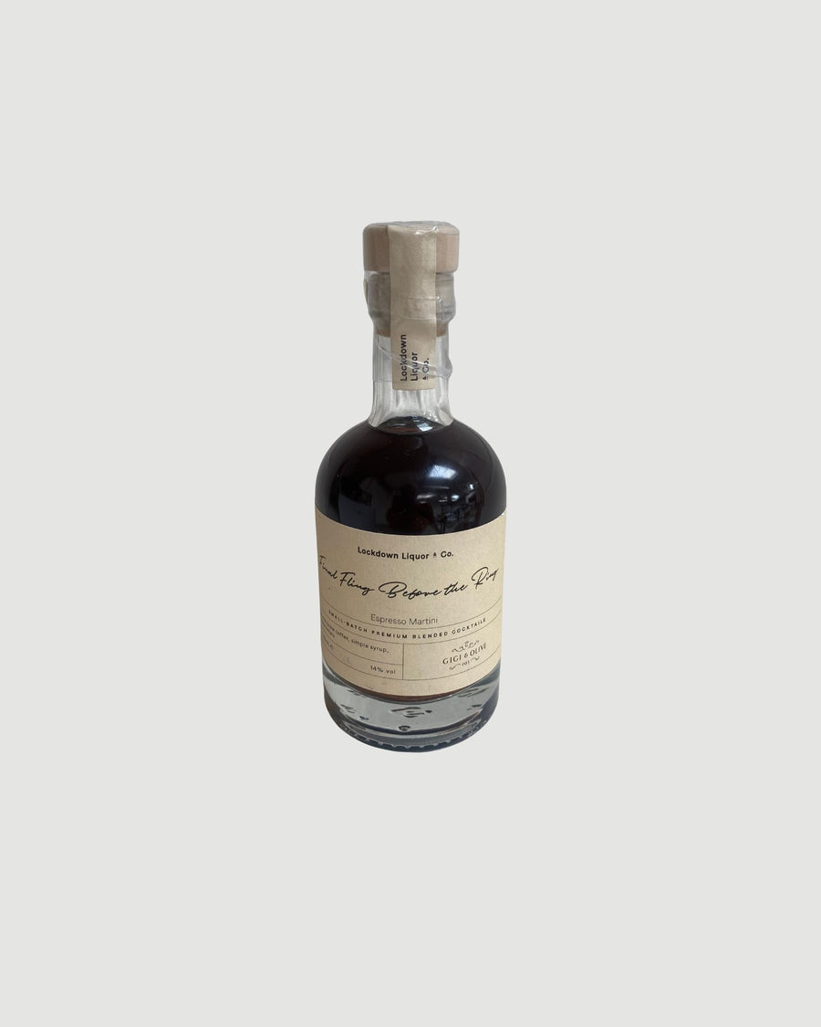 Sample Sale Lockdown Liquor Mini Cocktails
