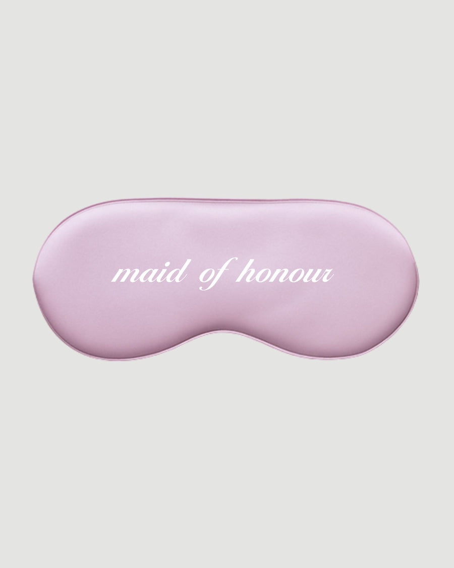 Baby Pink Silk Eye Mask