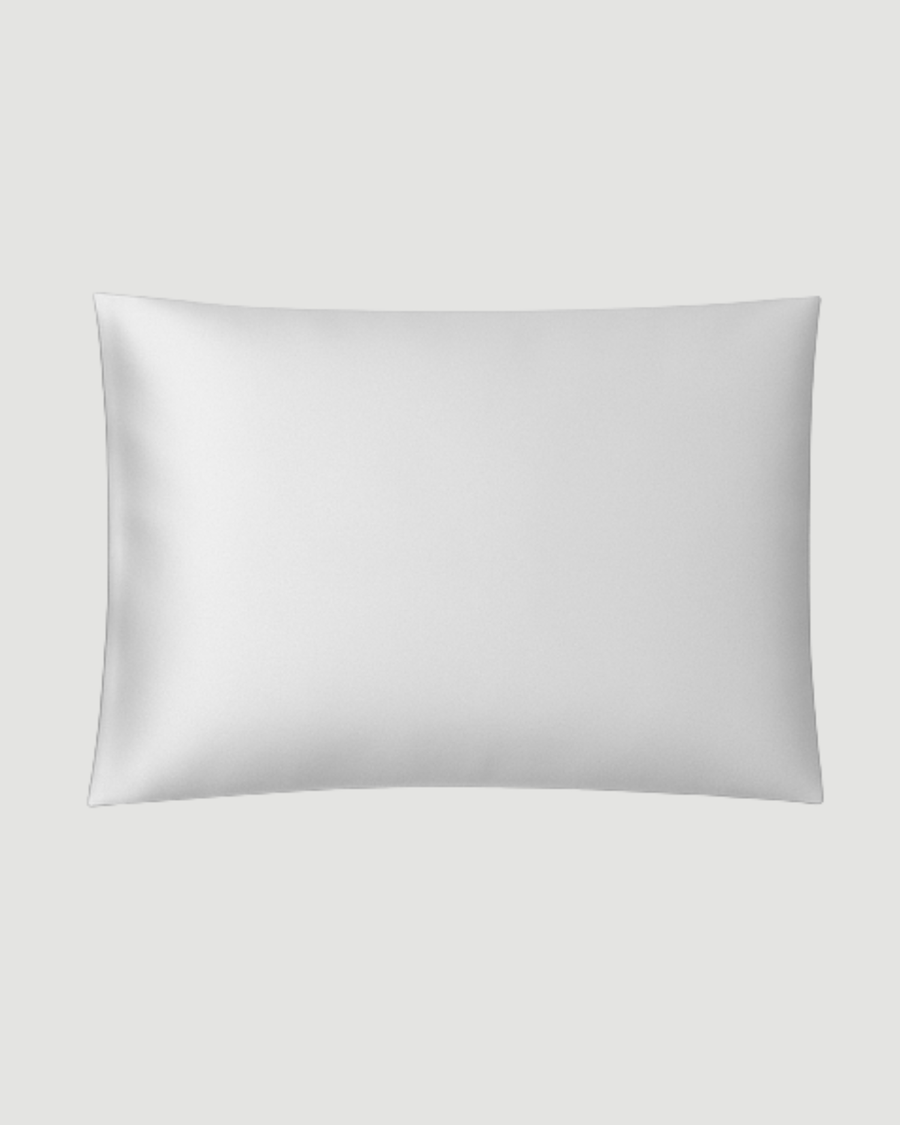 Bridal White Silk Pillowcase
