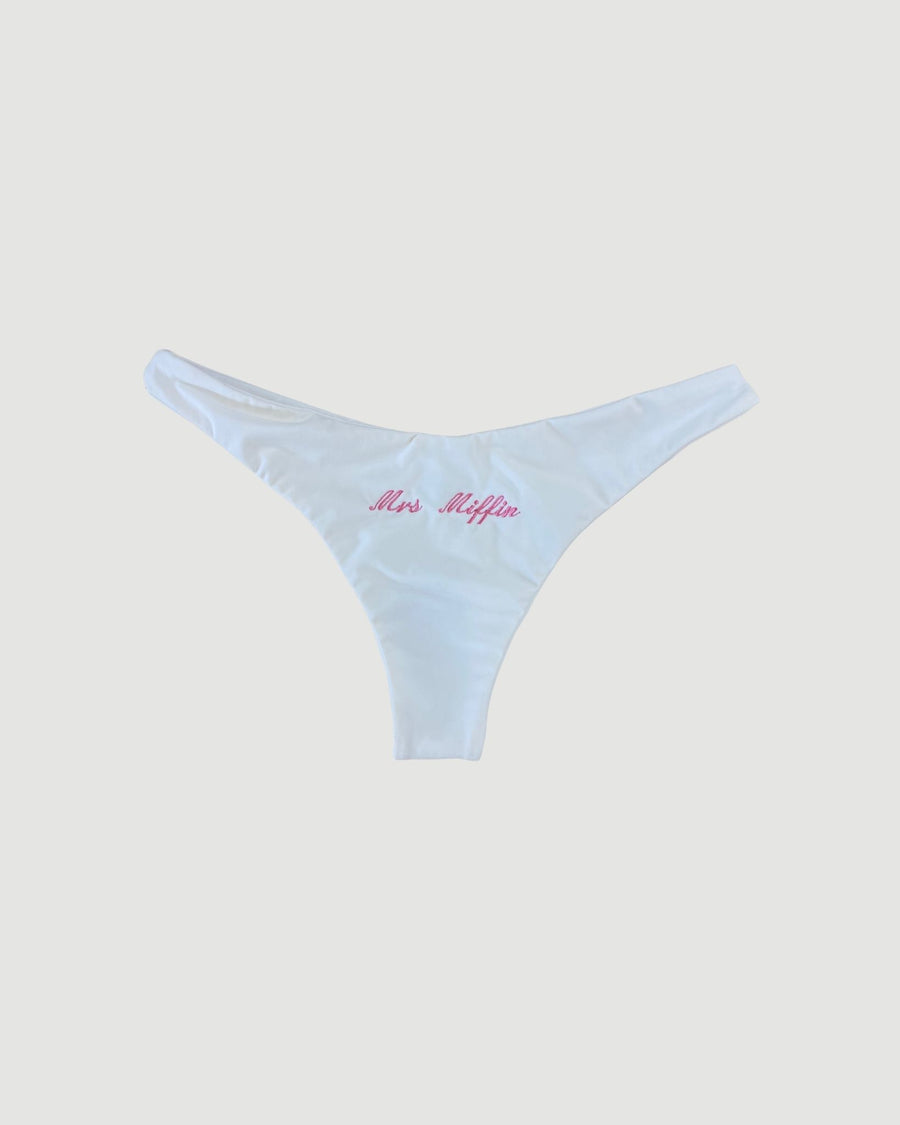 Sample Sale: Embroidered/Marked Swimwear