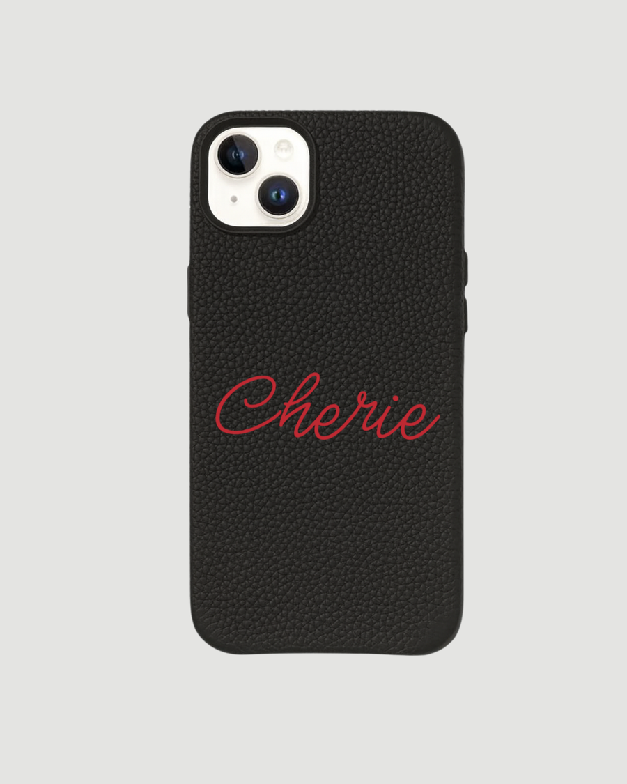Black Personalised iPhone Case