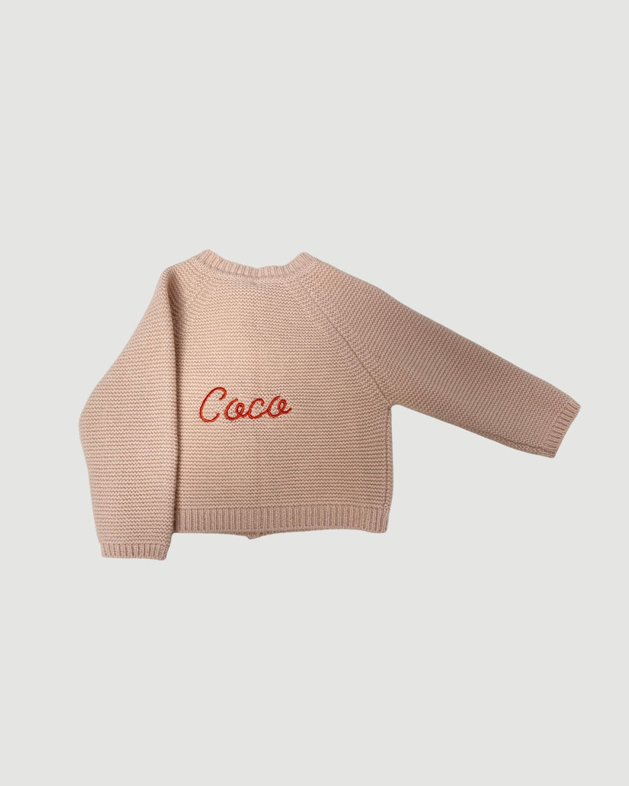 Sample Sale - Personalised Baby Cardigans