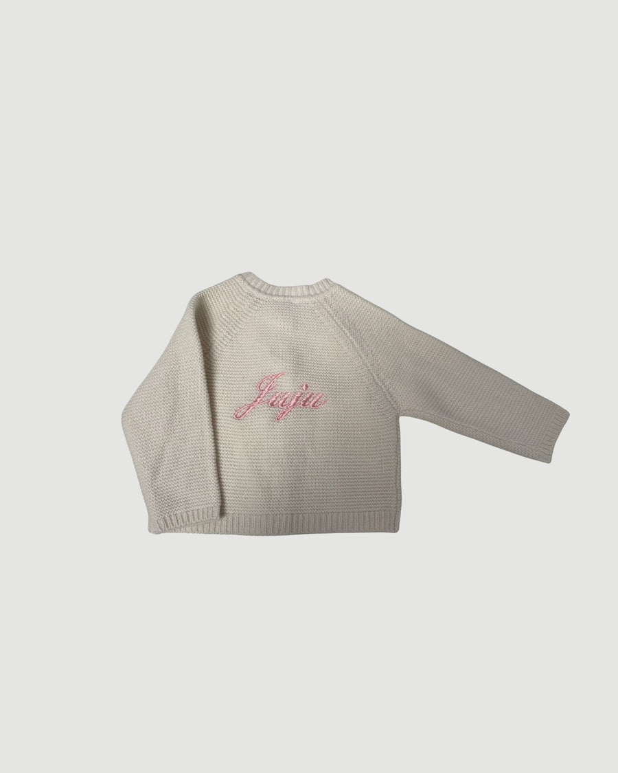 Sample Sale - Personalised Baby Cardigans