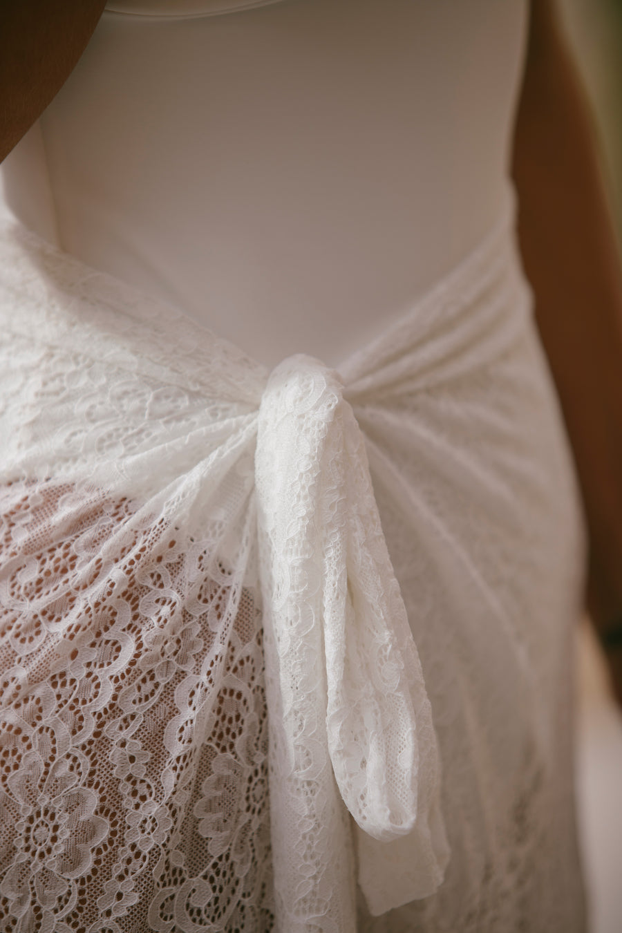 Palm Island Lace Skirt - Bridal White
