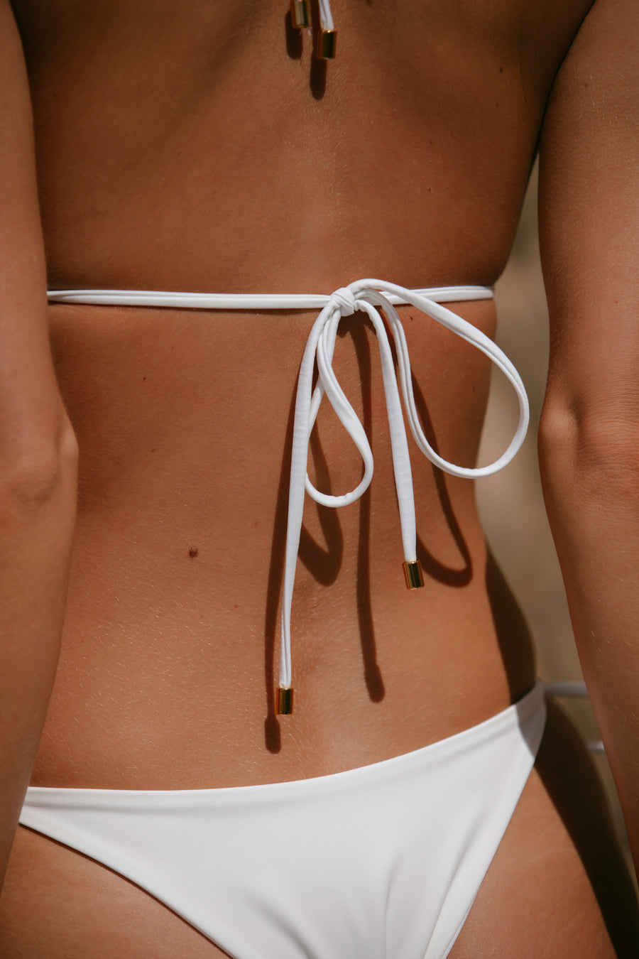 St Vincent Bottom with Rose - Bridal White
