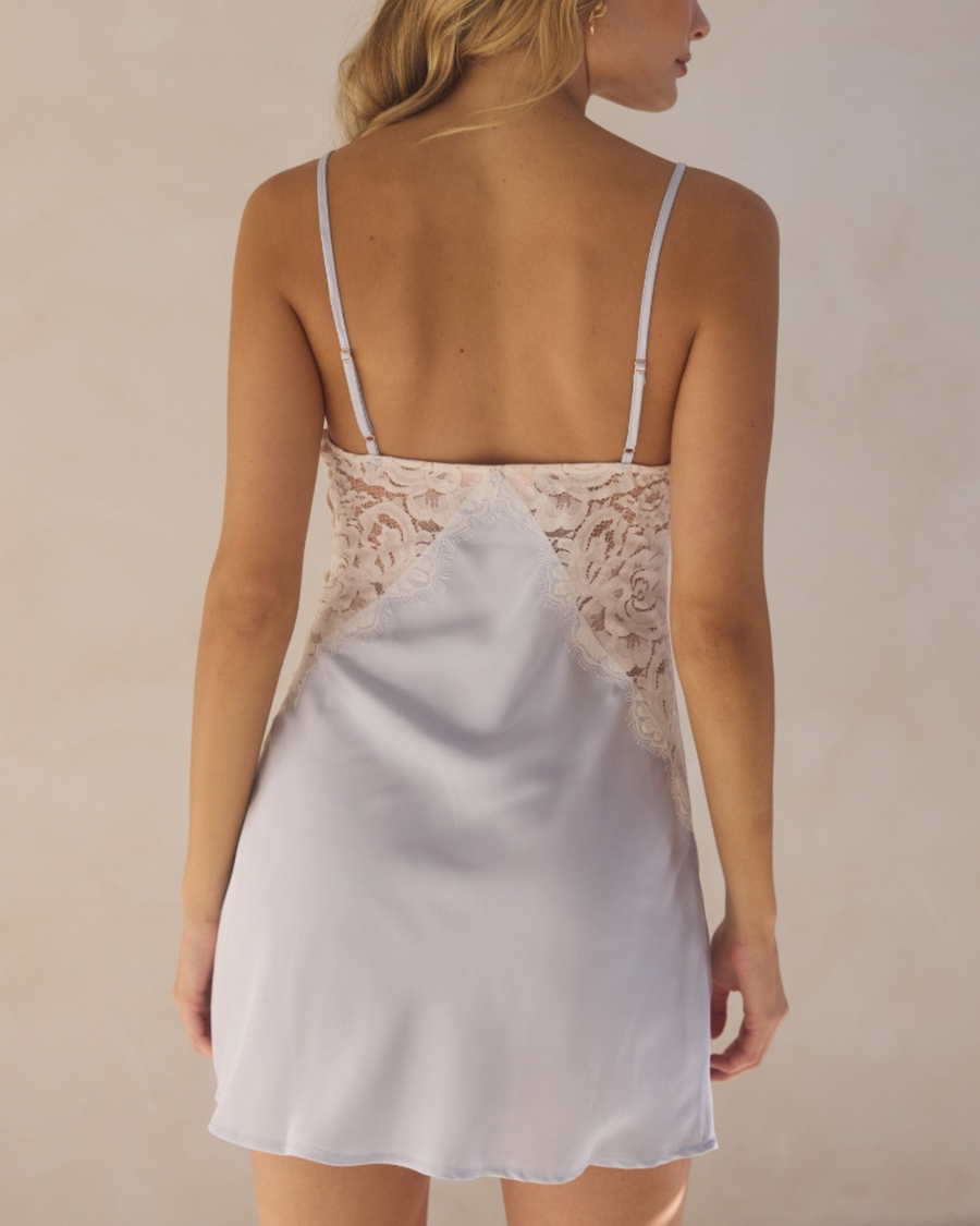 Eggshell Blue Peyton Short Slip