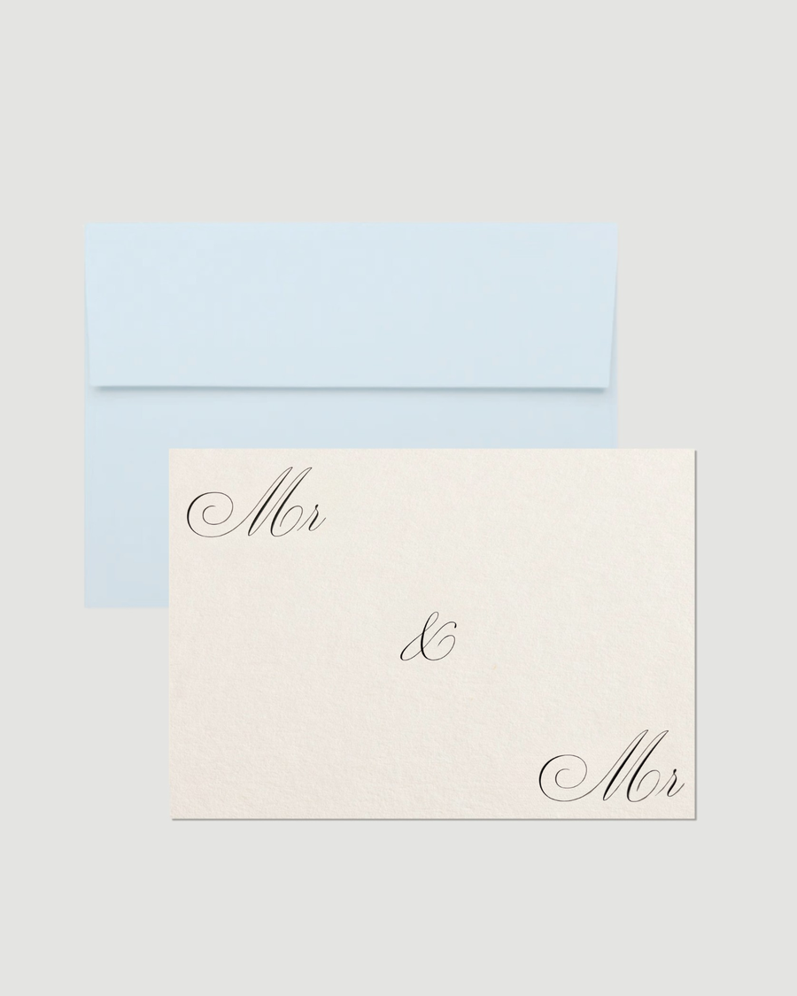 Mr & Mr Landscape Card