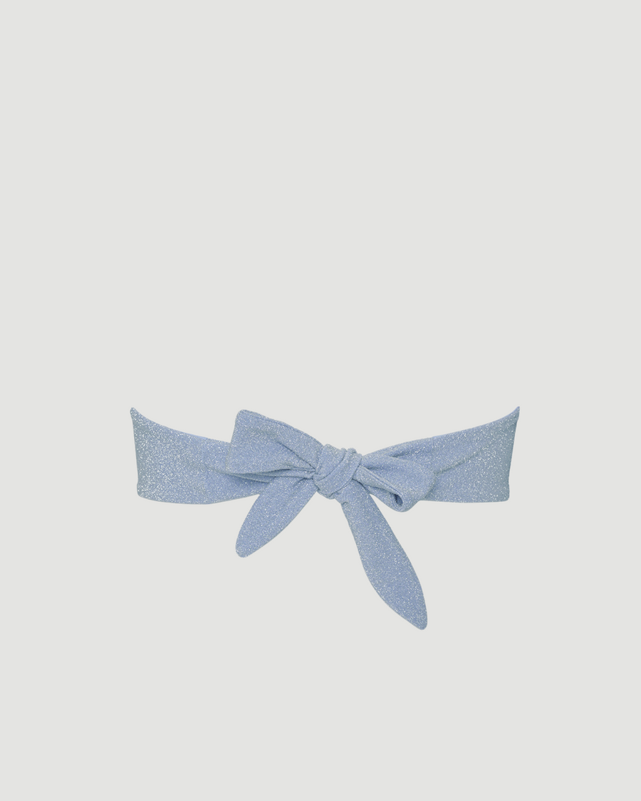 Acapulco Top - Ice Blue Lurex