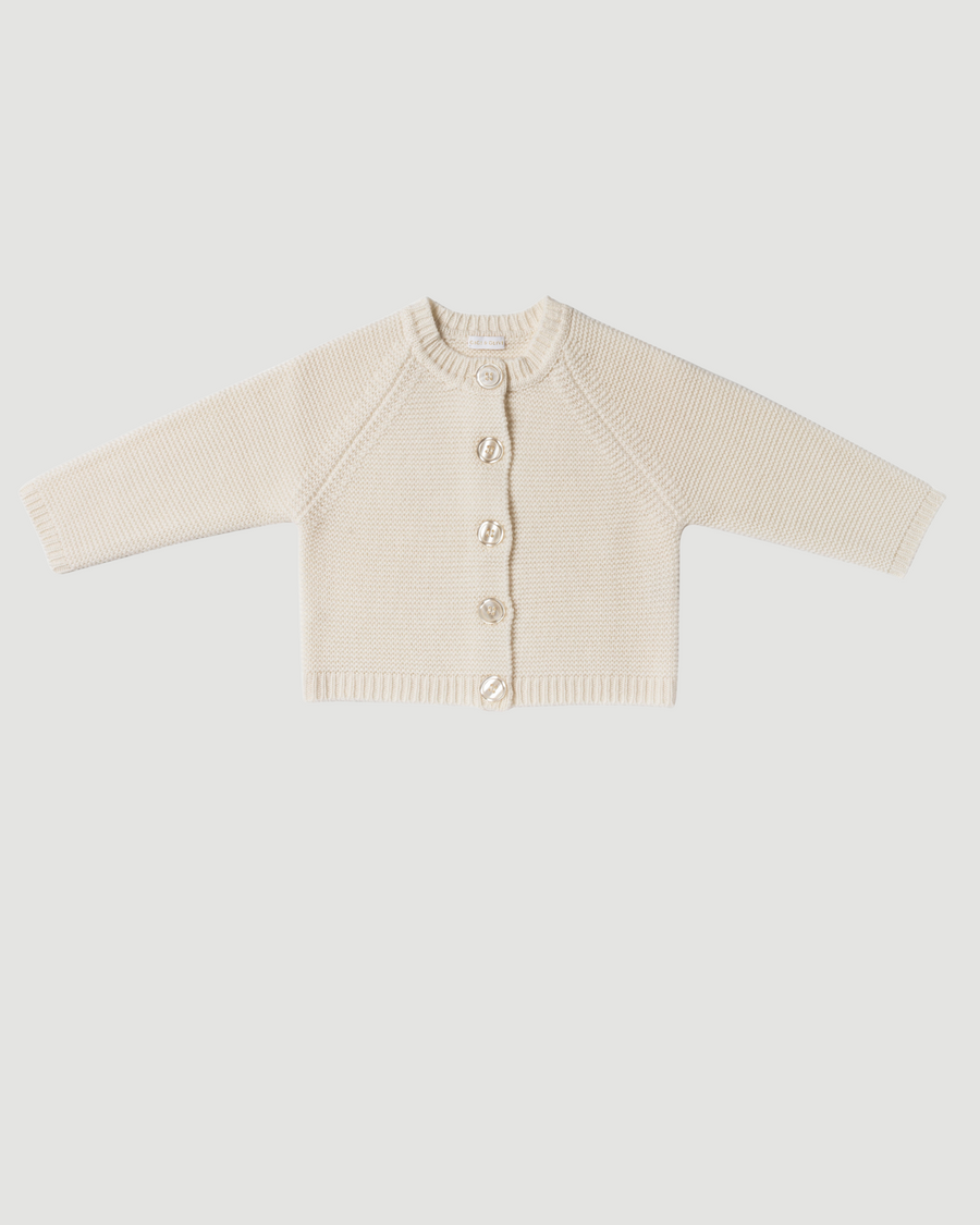 Personalised Baby Cardigan - Cream