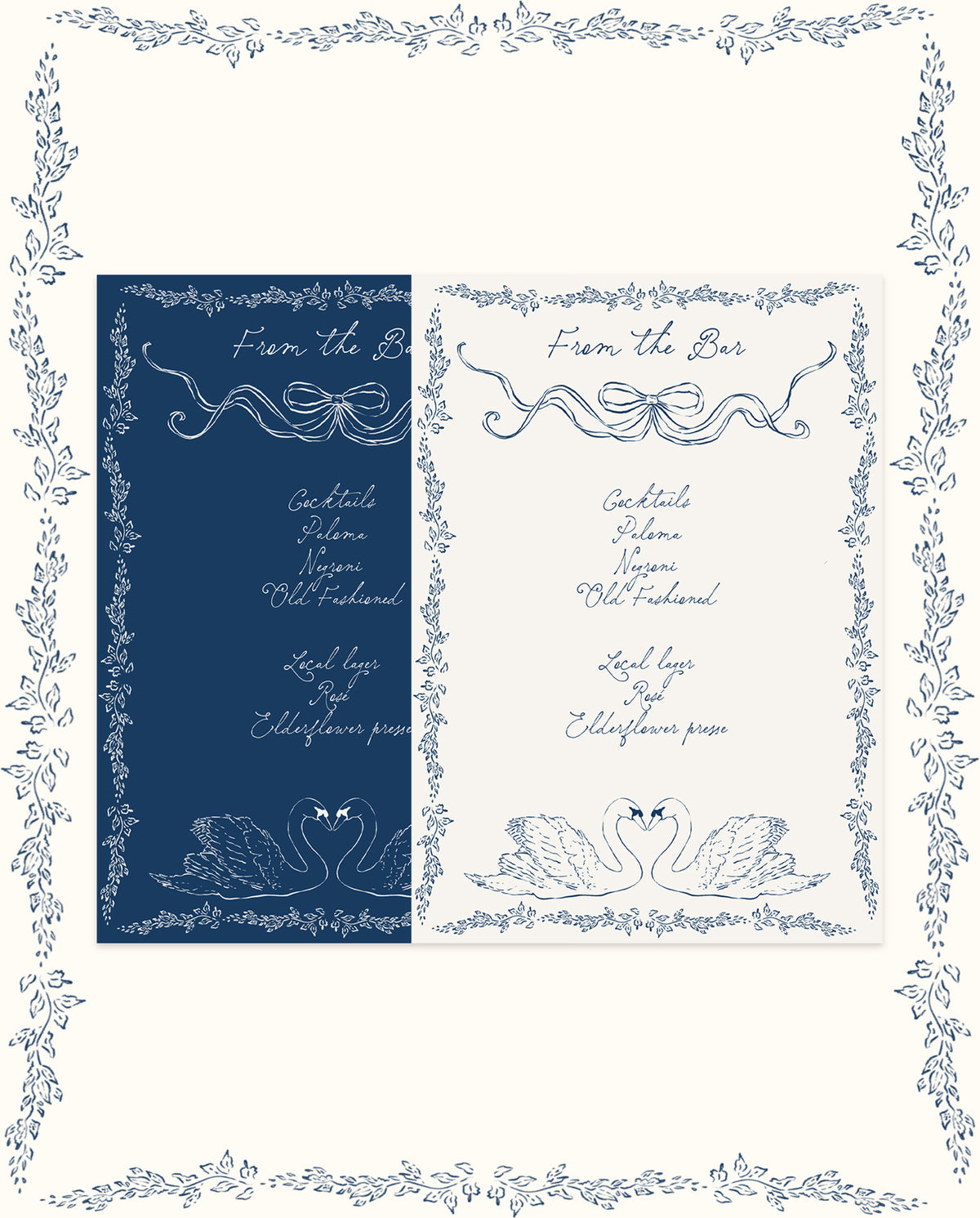 Swan Lake Bar Signage Digital Download