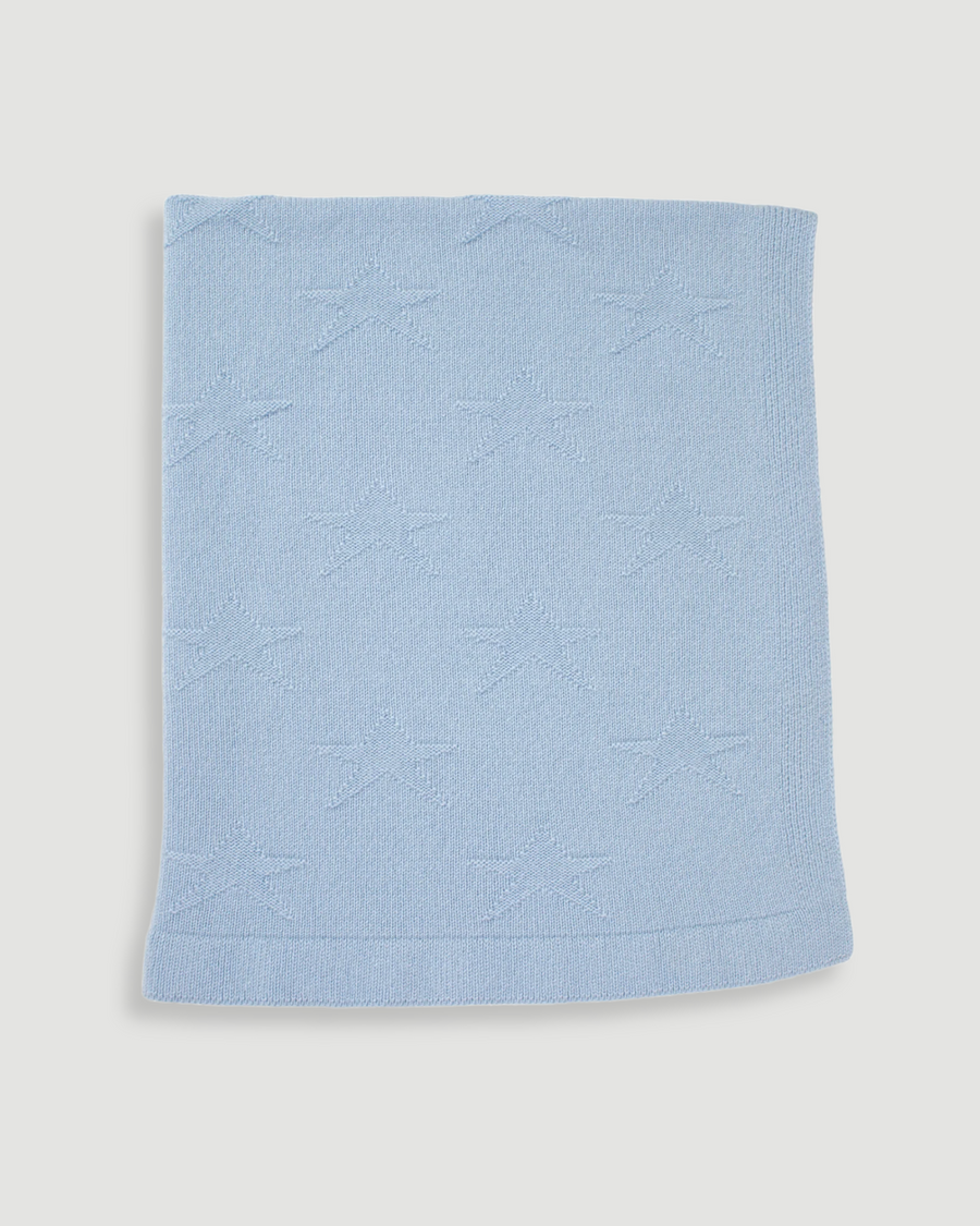 Cashmere Baby Blanket in Blue