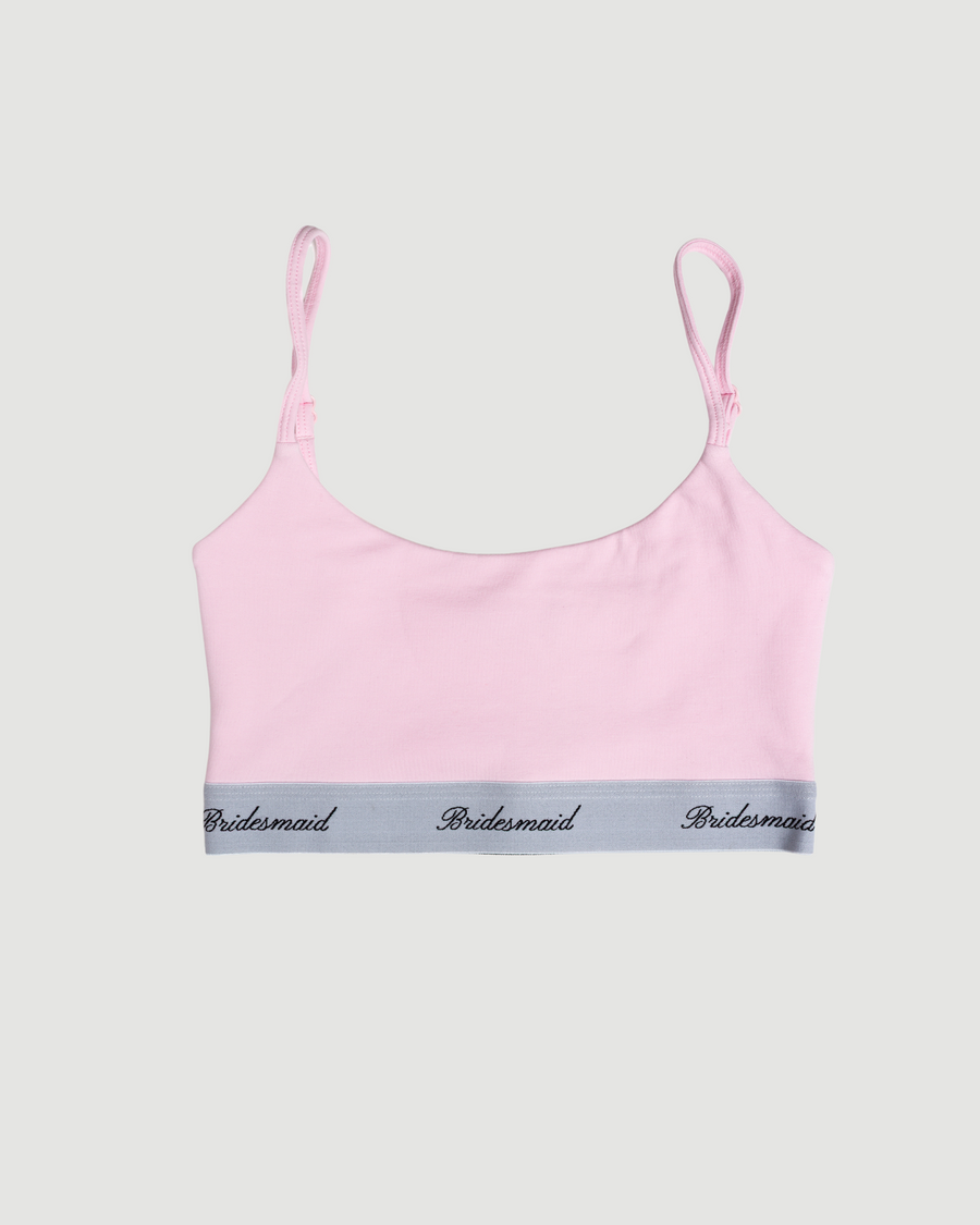 Bridesmaid Bralette Pink