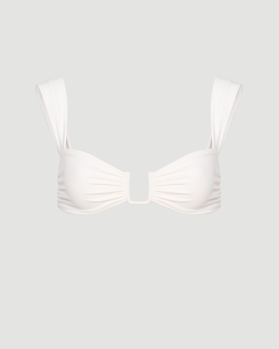 Cannes Top - Bridal White