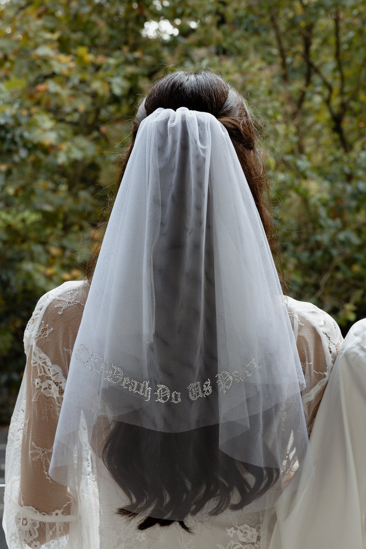 Till Death Do Us Part Diamanté Veil