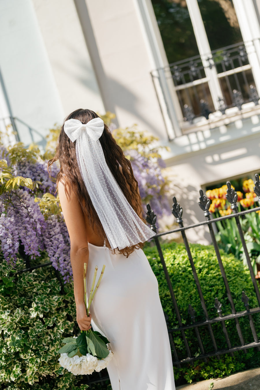 Betsy Polka Dot Bow Veil