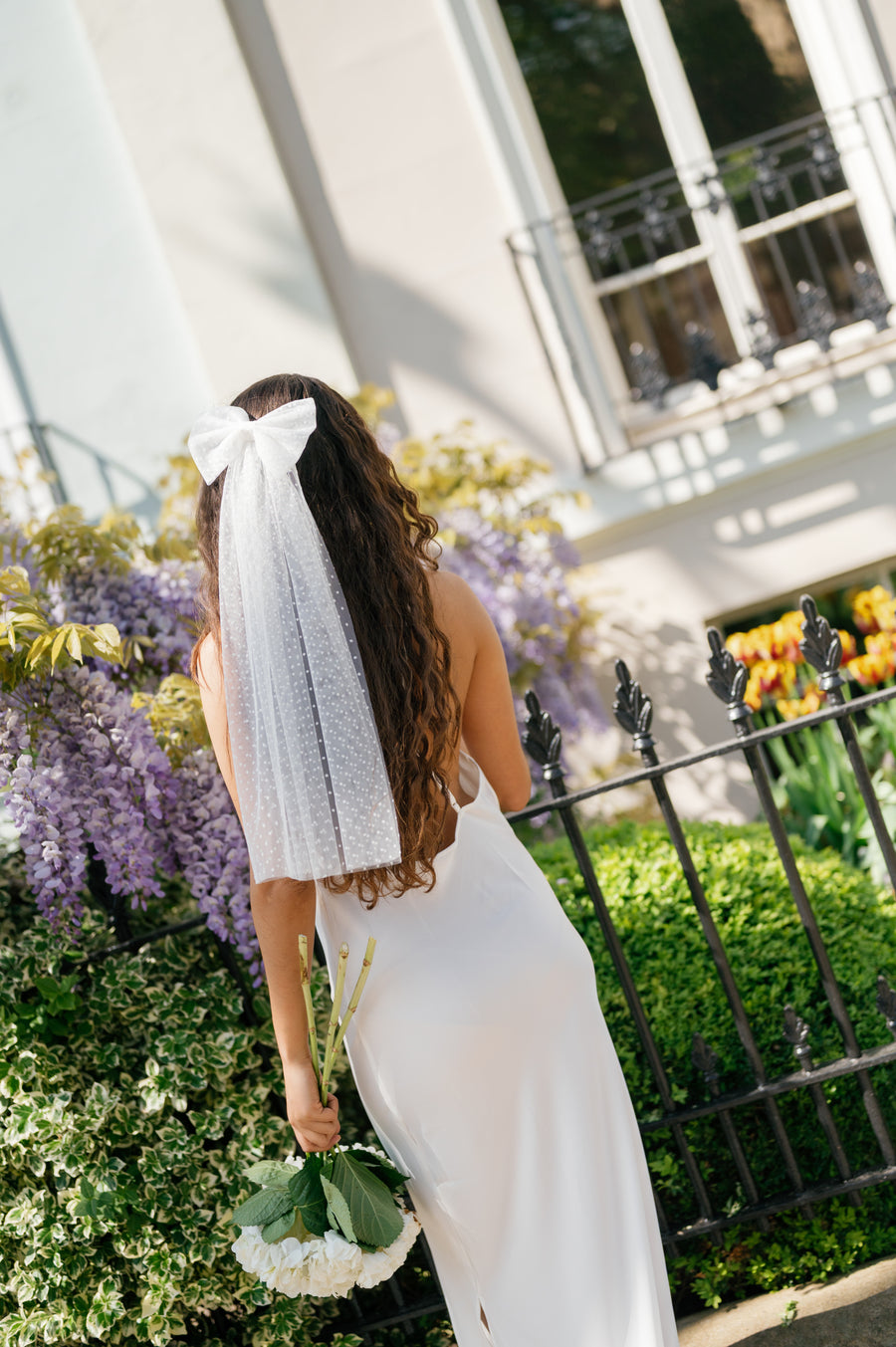 Betsy Polka Dot Bow Veil