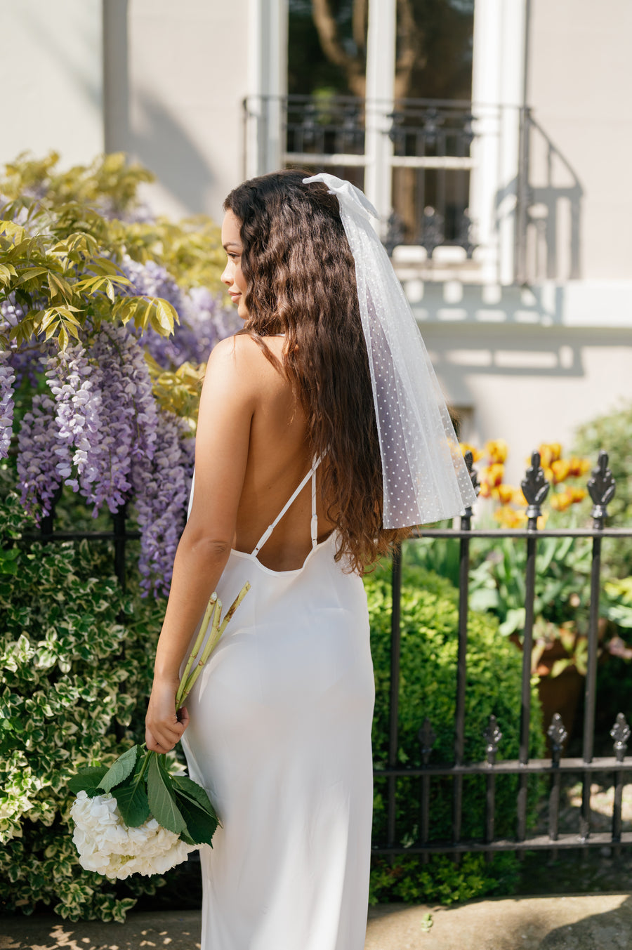 Betsy Polka Dot Bow Veil