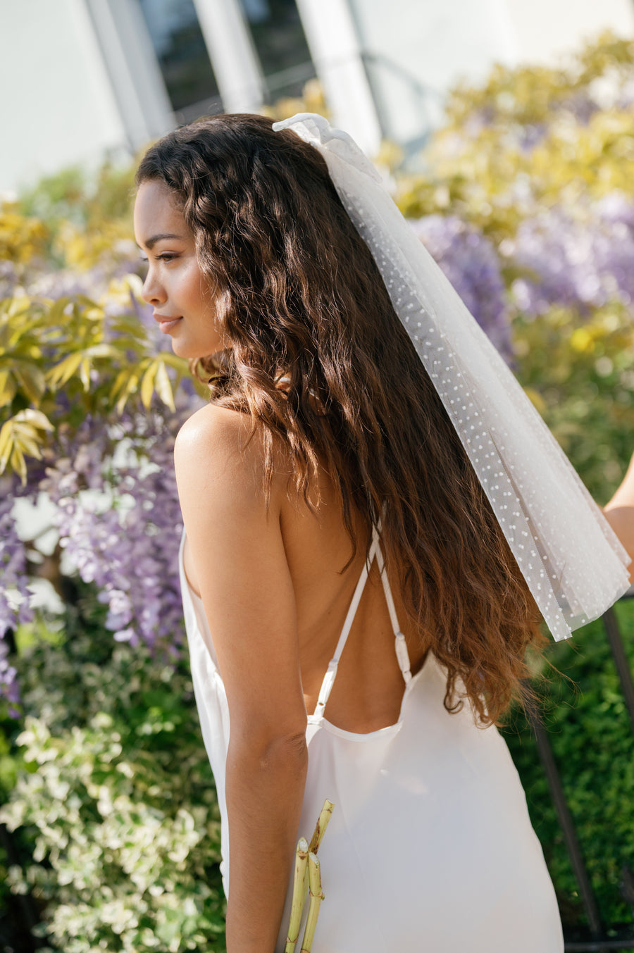 Betsy Polka Dot Bow Veil