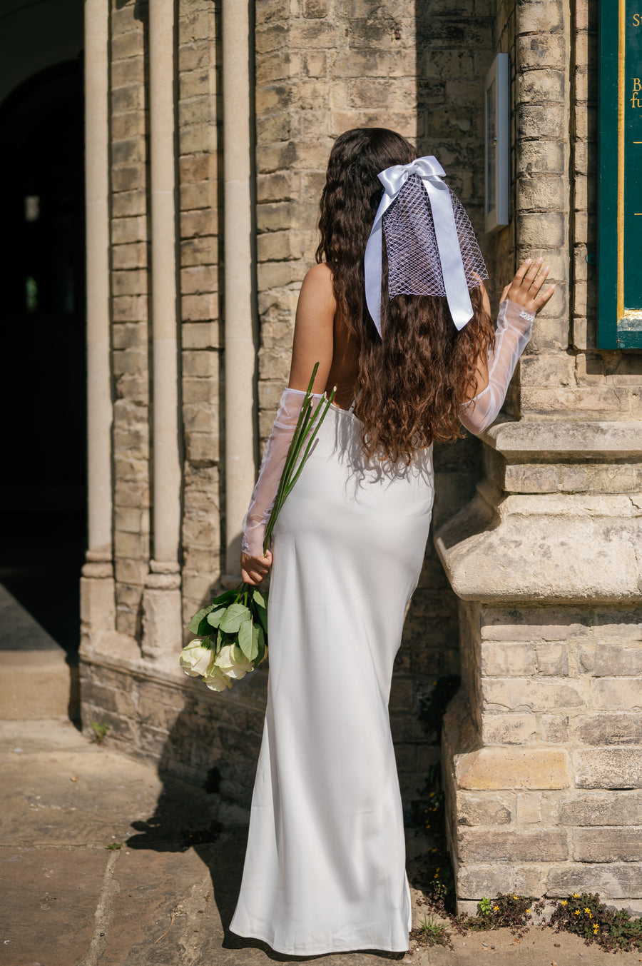 Birdcage Bow Veil
