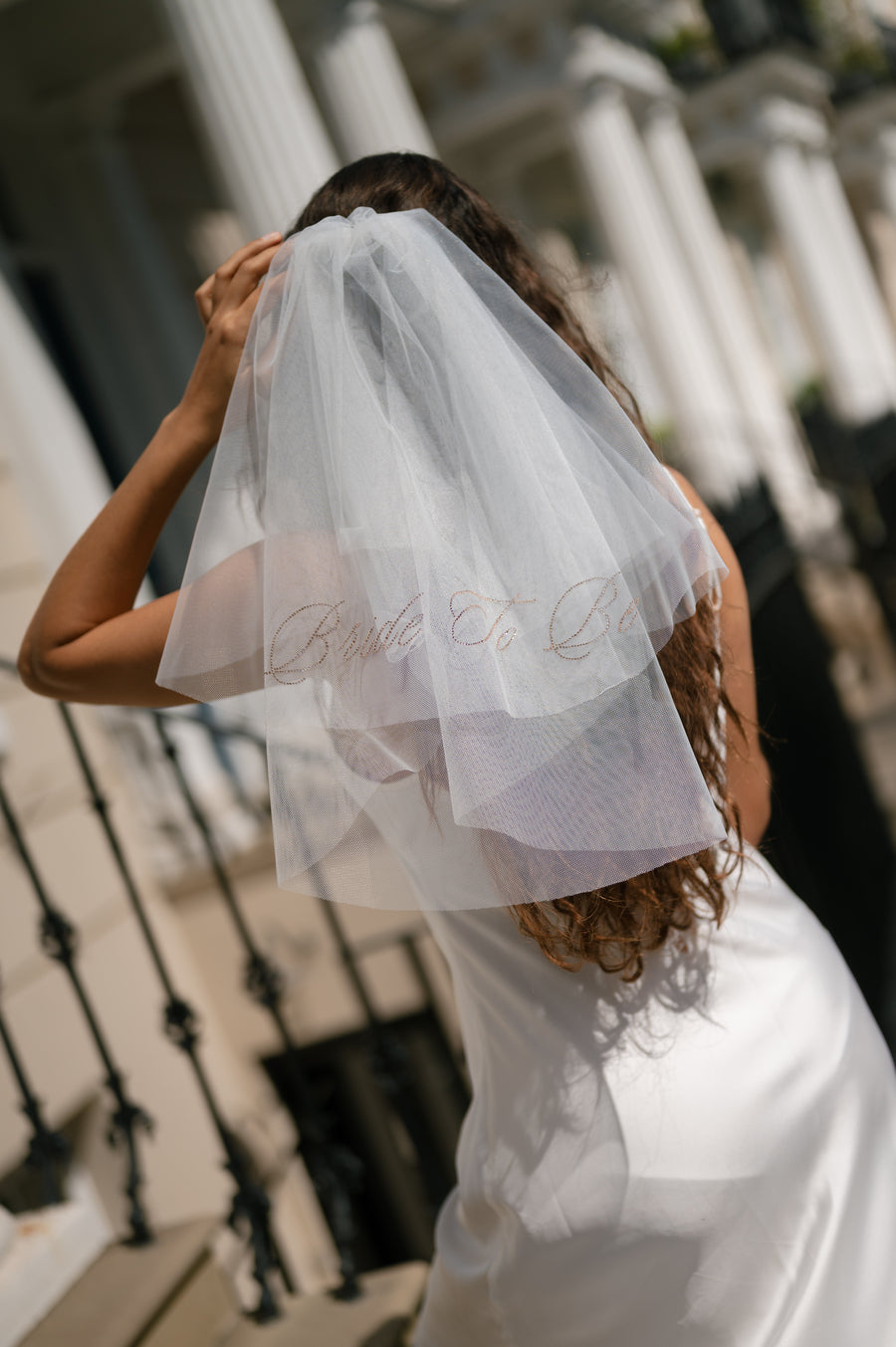 Bride To Be Diamanté Veil