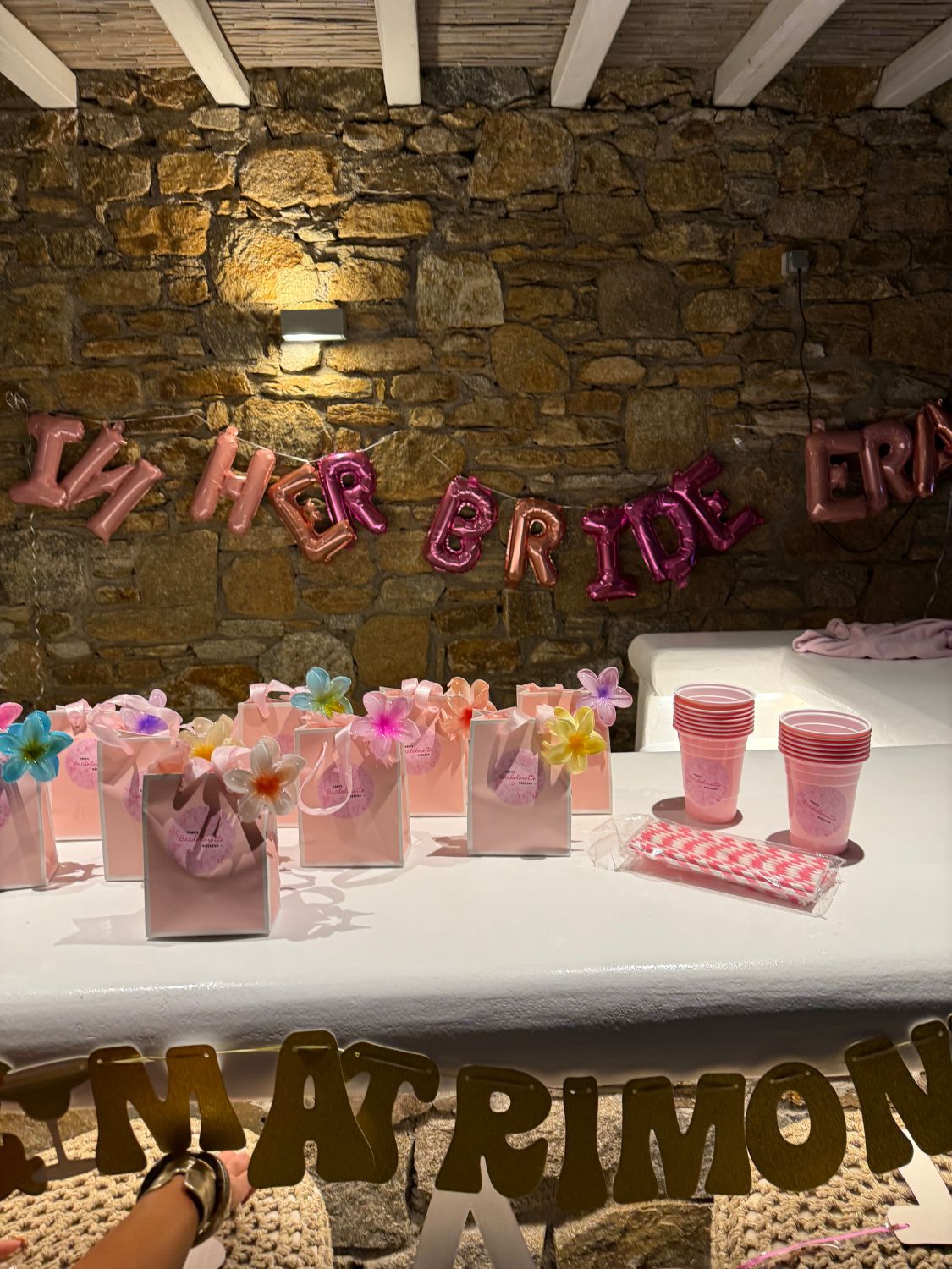 1 REAL BRIDE'S MYKONOS HEN DO MAGIC