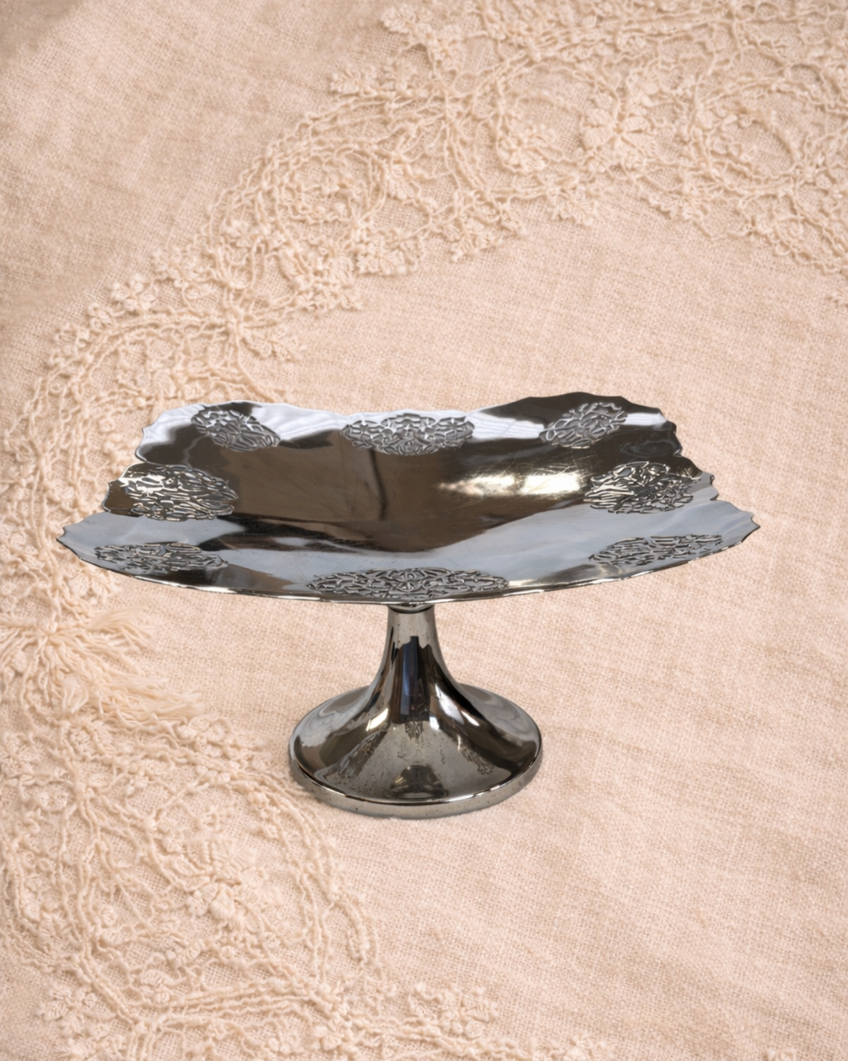 Vintage Silver Cake Stand
