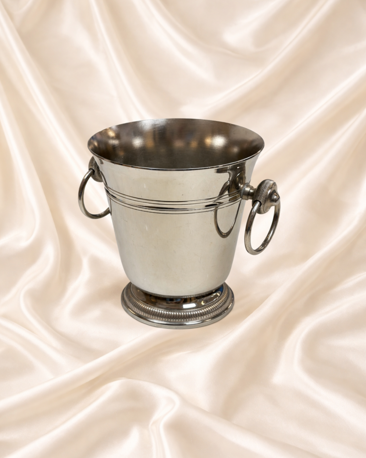 Vintage Small Silver Ice Bucket