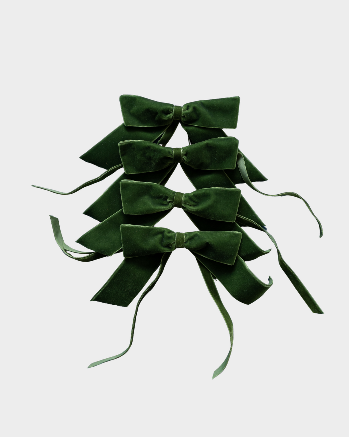 Moss Velvet Bows