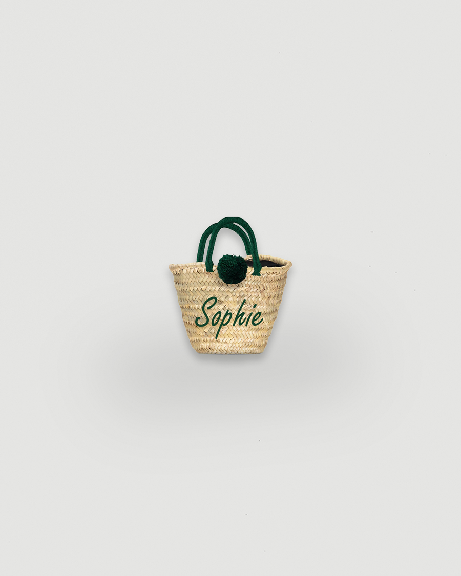 Tiny Personalised Wicker Basket