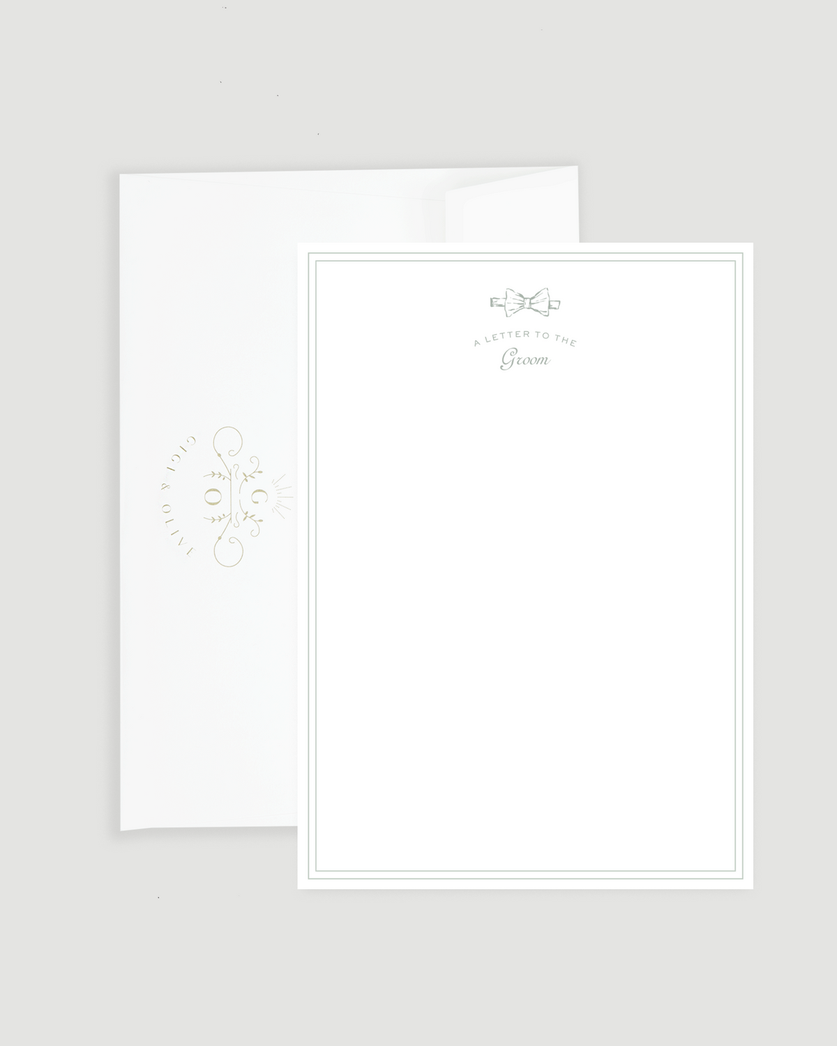letter to groom