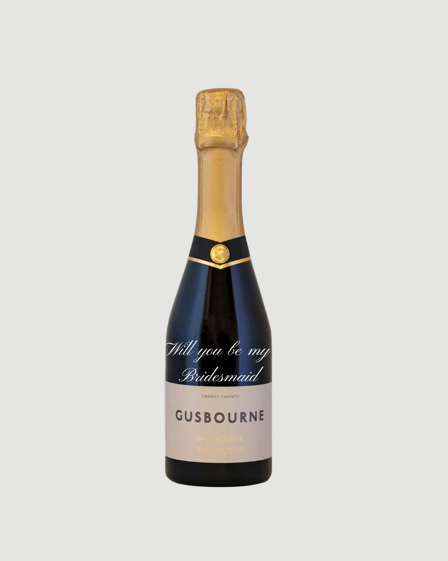 Personalised Half Bottle Gusbourne Brut Reserve