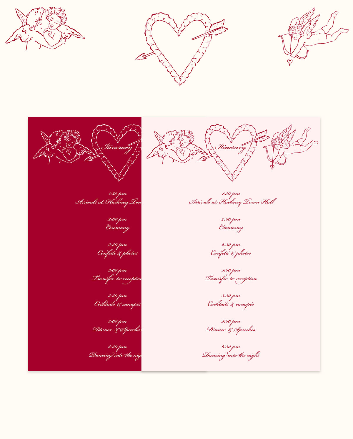 Cupid's Corner Itinerary Digital Download