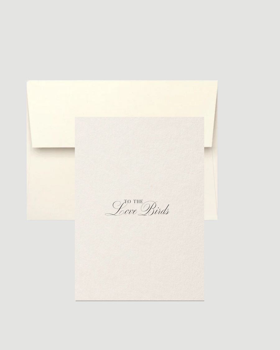 To The Love Birds Card