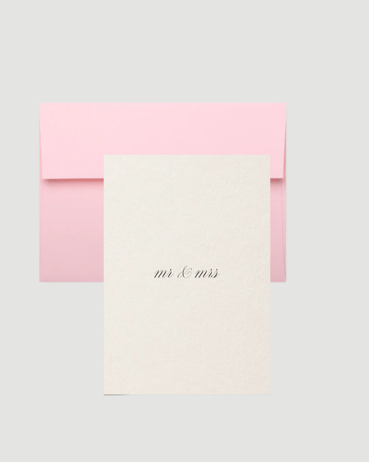 Mr & Mrs Portrait Card