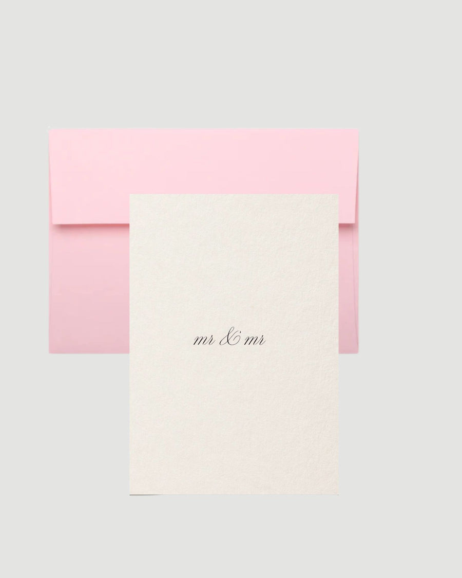 Mr & Mr Portrait Card