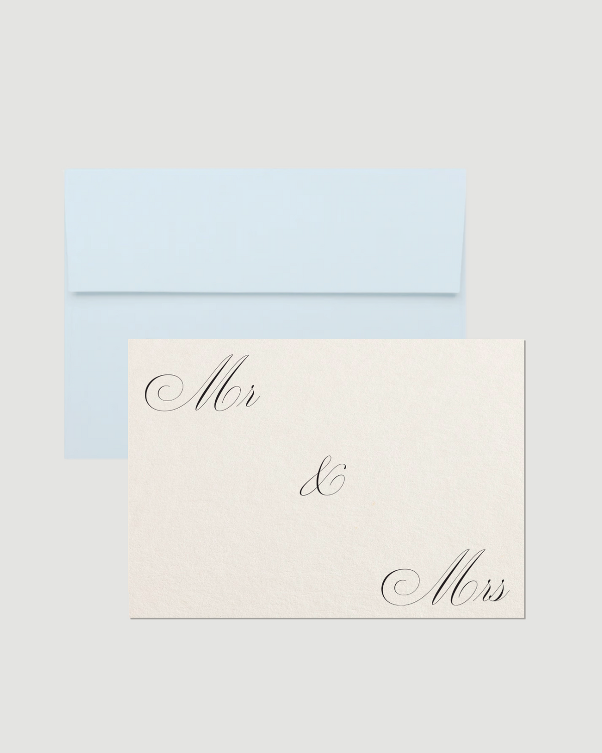 Mr & Mrs Landscape Card