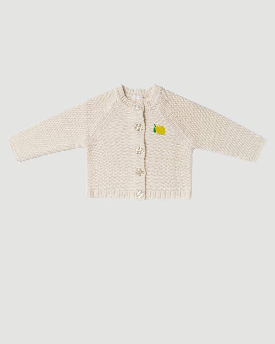 Personalised Baby Cardigan - Cream