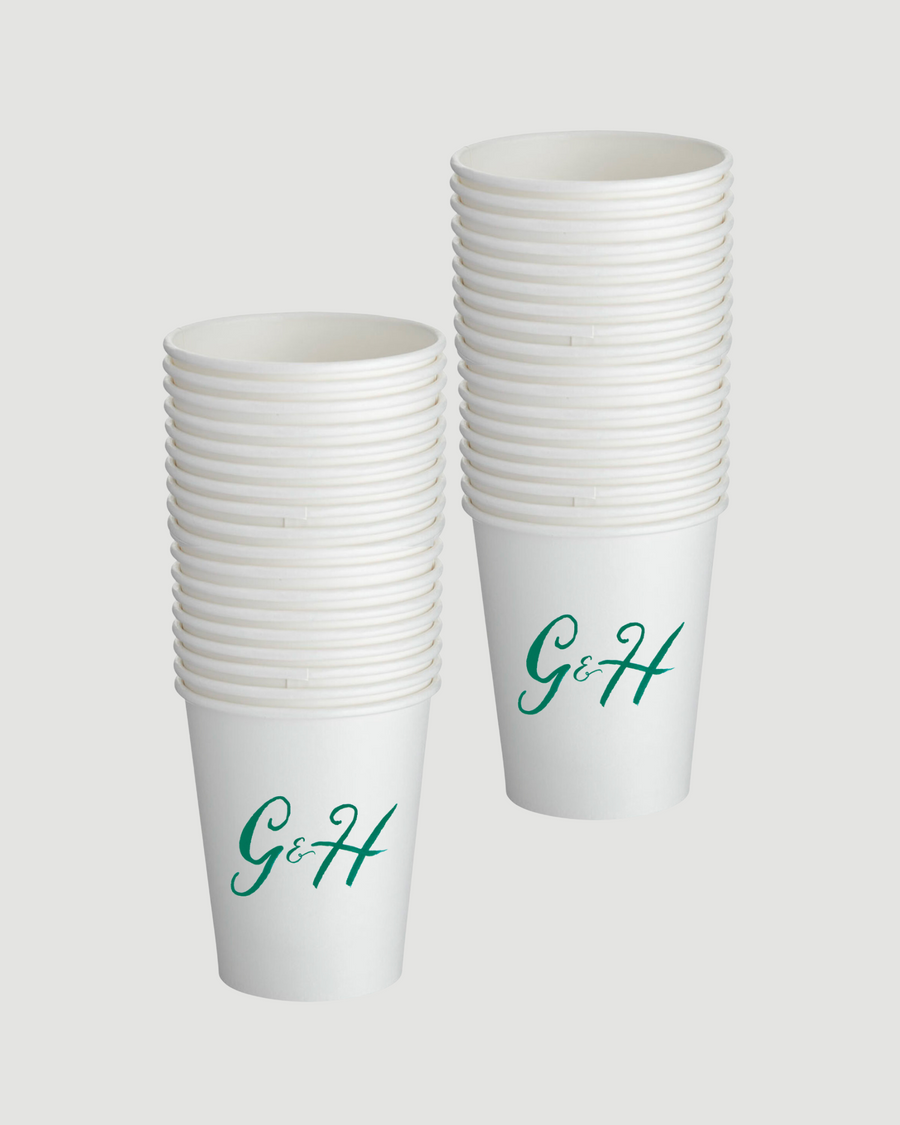 Personalised Paper Cups (Pack of 100) – Gigi & Olive
