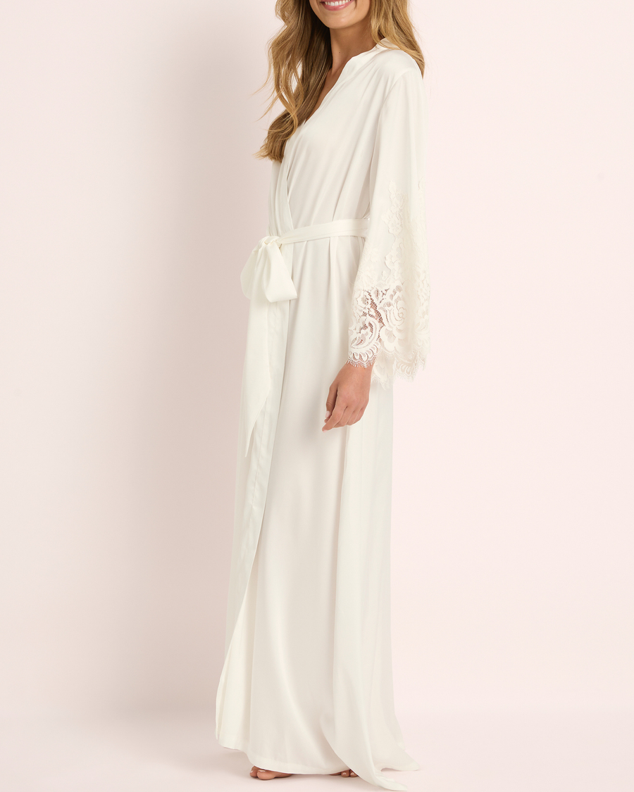 Ivory Peyton Long Robe