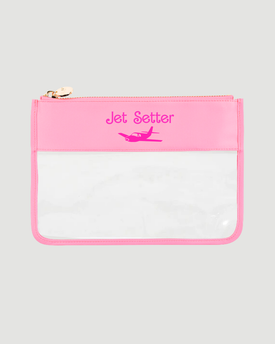 Barbiecore Pink Clear Pouch