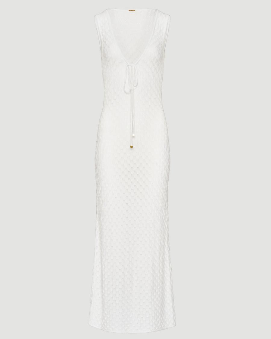 Seychelles Crochet Dress - Bridal White