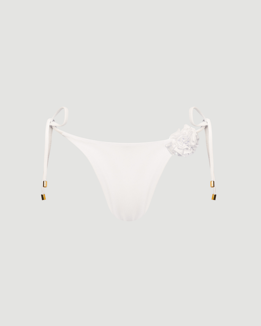 St Vincent Bottom with Rose - Bridal White