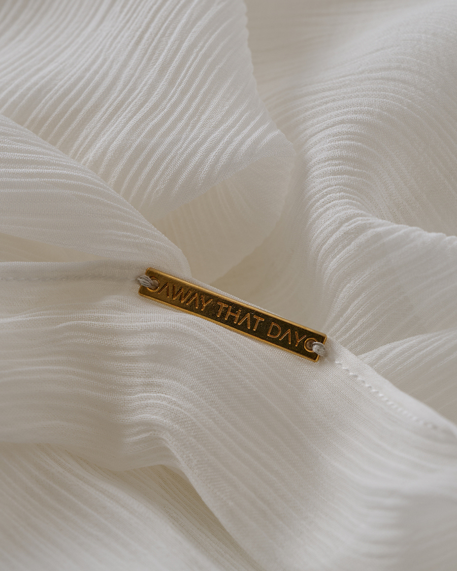 Santorini Sarong - Bridal White