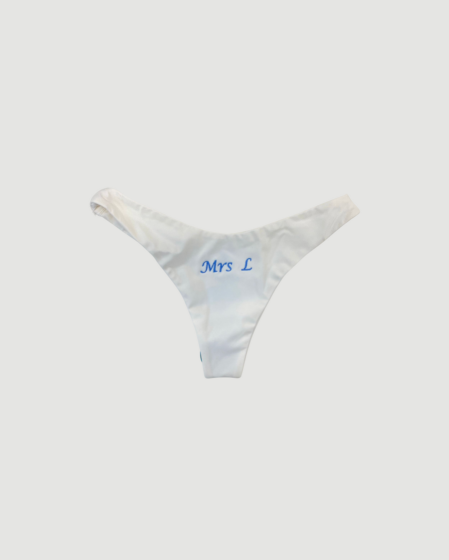 Sample Sale: Embroidered/Marked Swimwear