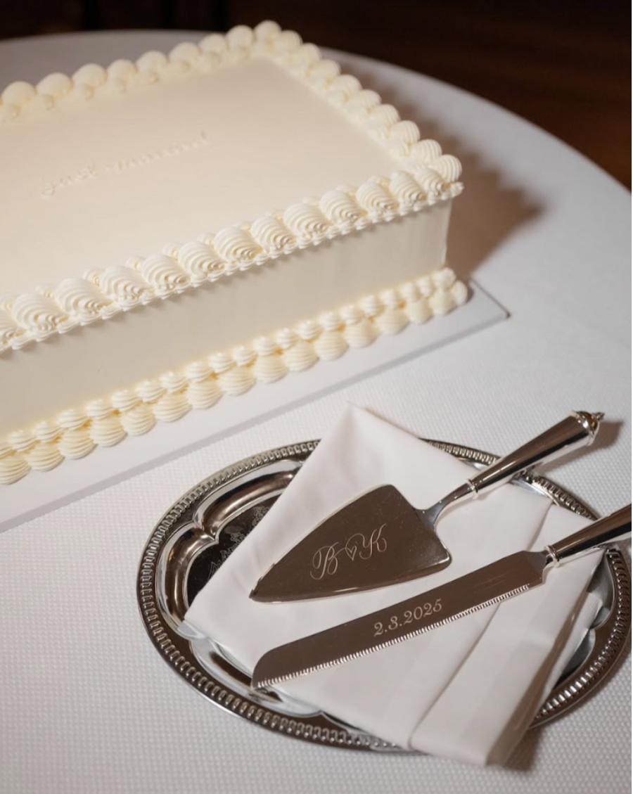 Personalised Cake Knife Set